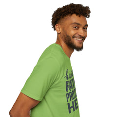 Husband Father Protector Hero Unisex Softstyle T-Shirt