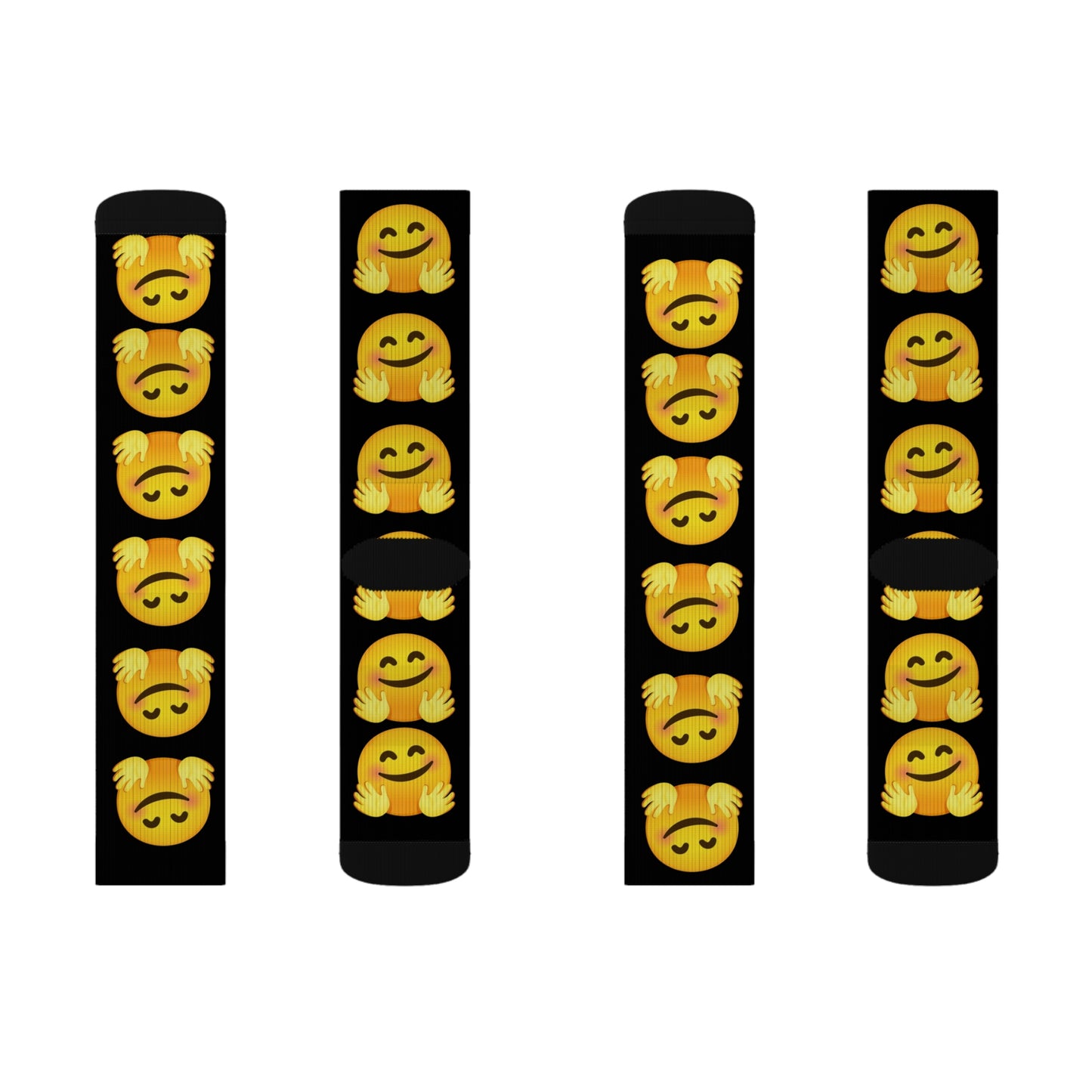 Emoji with Hands - Graphic Sublimation Socks