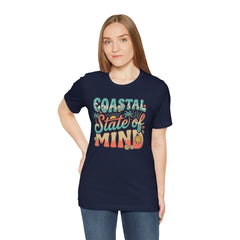 Coastal State of Mind Tee — Retro Beach Graphic T-Shirt