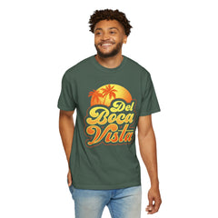 Del Boca Vista Graphic - Unisex Garment-Dyed T-shirt