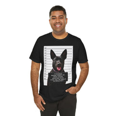 K9 Mugshot Personalized with your Dog T-Shirt