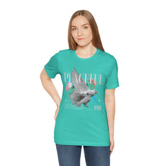 Peaceful Flowers With Dove Unisex Tee