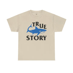 Amputee Humor Shark Attack  - Unisex Heavy Cotton Tee