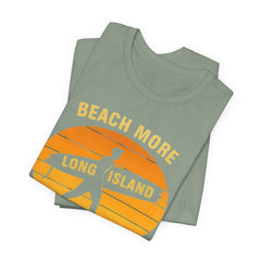 Ponquogue Beach Vibes Unisex Tee - Surf's Up Long Island | Summer Shirt