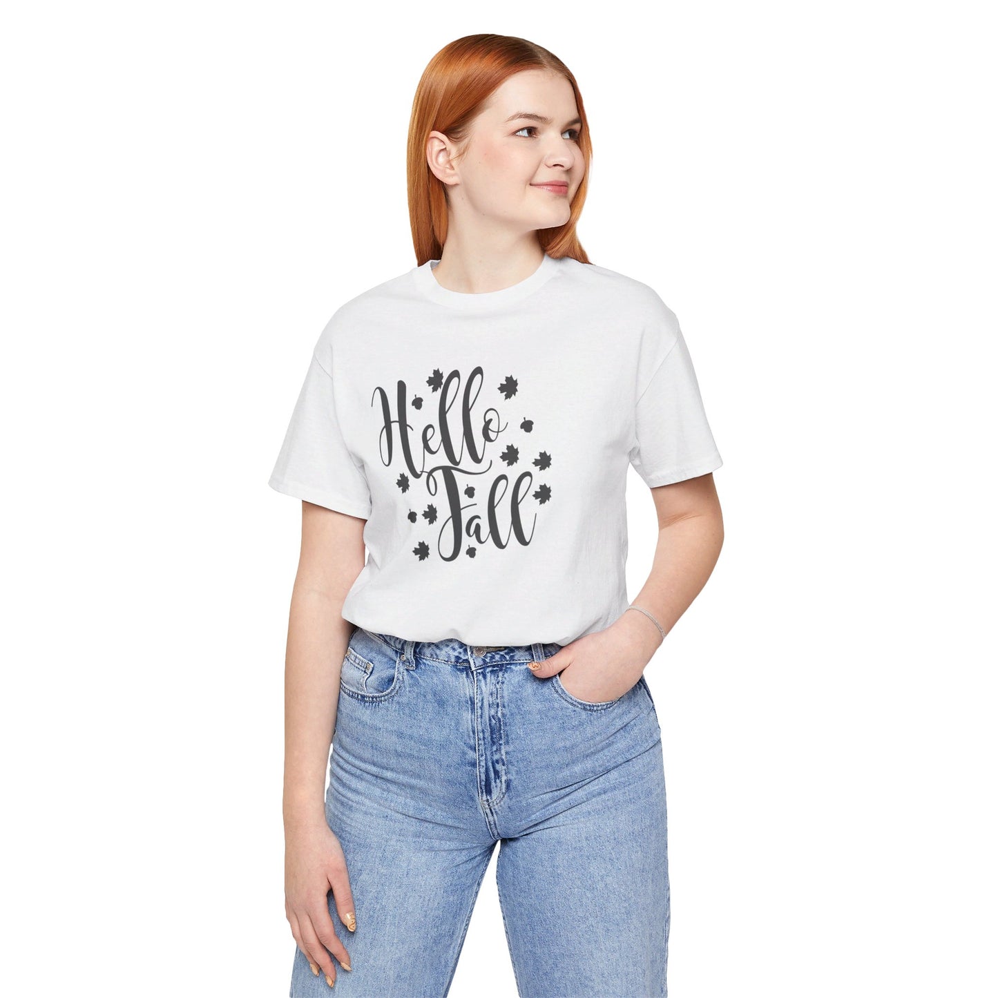 Hello Fall - Unisex Jersey Short Sleeve Tee