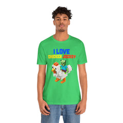 Video Game Movie I Love Chicken Jockey Tee - Unisex Short Sleeve T-Shirt