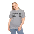 Personality, Looks, Fingers Count - Unisex Heavy Cotton Tee / Prosthetic Humor / One Leg / One Arm / Missing Fingers