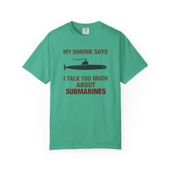 Submarine Humor T-Shirt - Funny Unisex Tee for Nautical Lovers, Gift for Submarine Enthusiasts, Casual Wear, Maritime Joke Shirt