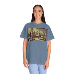 XTC Influenced Making Plans For Nigel Mural Graphic - Unisex Comfort Colors Shirt