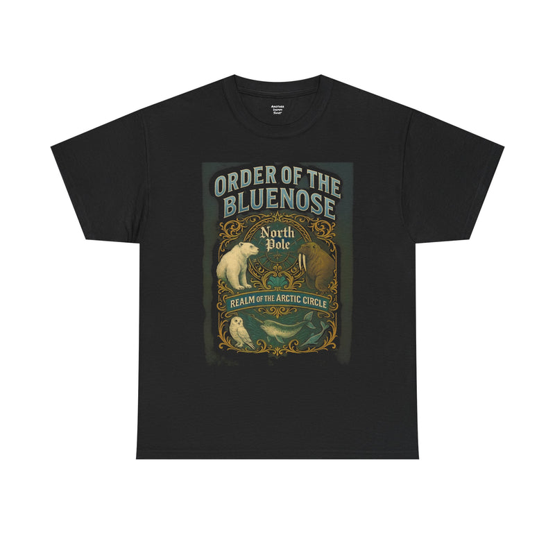 Order of the Bluenose North Pole Graphic Tee — Polar Bear & Arctic Circle Vintage Design
