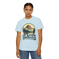 Glacier National Park Graphic, Comfort Colors Soft Relaxed Fit Unisex Garment-Dyed T-shirt