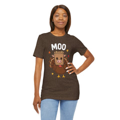 Funny Thanksgiving Turkey Moo T‑Shirt - Unisex Tee
