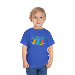 Dino Pizza Party Toddler Tee - Fun Dinosaur Graphic T-Shirt for Kids