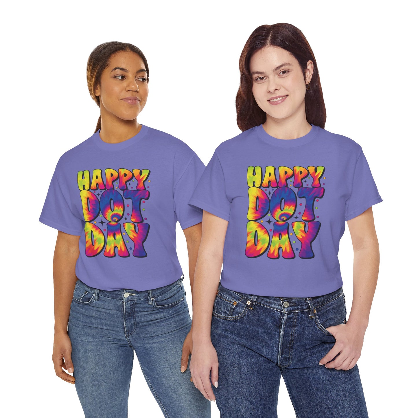 HAPPY DOT DAY - Graphic Unisex Heavy Cotton Tee