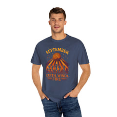 Earth, Wind & Fire Inspired Unisex T-Shirt, September Celebration Tee, Music Lover Gift, Vintage Style Top, Concert Shirt