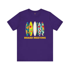 Surfboard Meeting Unisex Tee - Fun Beach Vibe for Summer Gatherings