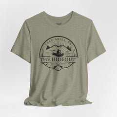 The Hideout Lake Ariel Tee — Vintage Lakeside Cabin T-Shirt