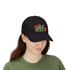 Russell Sage College Mascot Classic Cap - Claim your Memories as a Red Devil, Blue Angel, Purple Cow or Golden Horseshoe