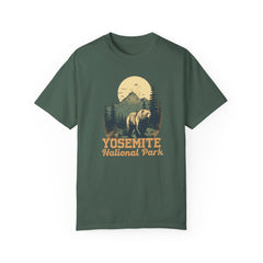 Yosemite National Park Graphic, Comfort Colors Soft Relaxed Fit Unisex Garment-Dyed T-shirt