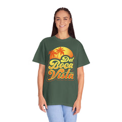 Del Boca Vista Graphic - Unisex Garment-Dyed T-shirt