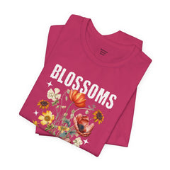 Floral Tee - Blossoms Blooming With Timeless Charm - Positive Vibes