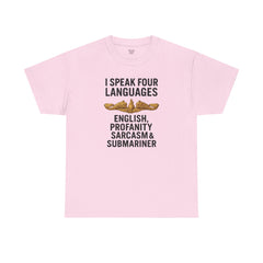 Funny United States Submarine Officer Multilingual T-Shirt
