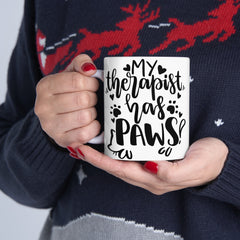 My Therapist Has Paws Mug