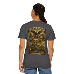 Stand the Watch Lighthouse Series T-Shirt — Patriotic Lighthouse Graphic Tee