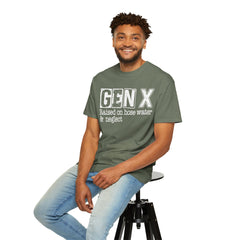 Raised on Hose Water and Neglect — Retro Graphic T-Shirt (Vintage Gift for Gen X)