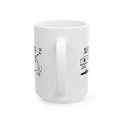 Nuclear Submarine Explained Ceramic Mug | Fun Gift for Engineers, Science Lovers, Navy Enthusiasts, Educational Decor, 11oz & 15oz