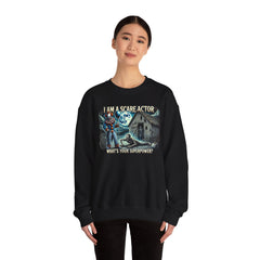 Scare Actor Unisex Heavy Blend™ Crewneck Sweatshirt