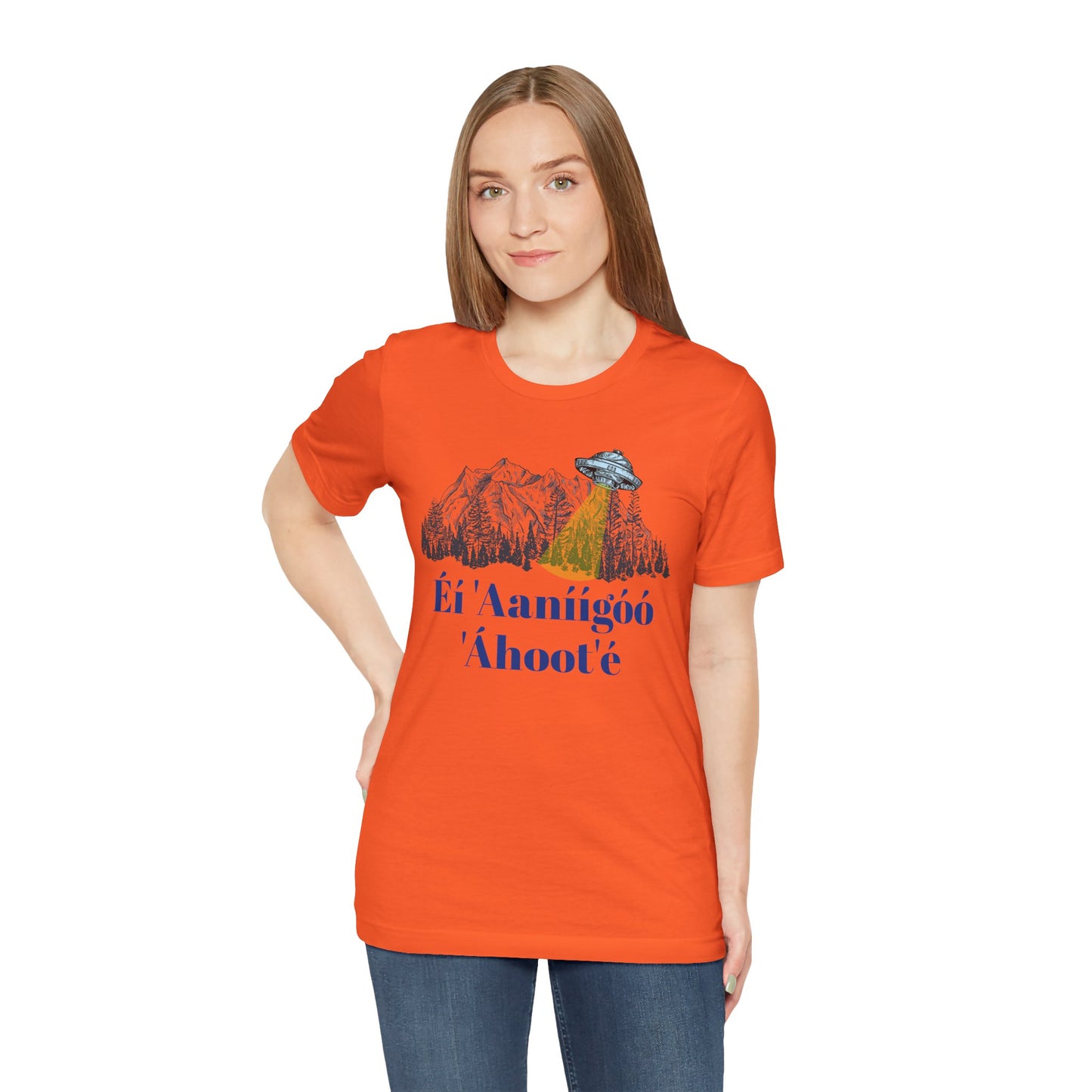 Navajo The Truth Is Out There UFO - Graphic Unisex Jersey Short Sleeve Tee