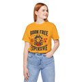 Born To Be Free Now I am Expensive, Cowgirl Graphic, Unisex Jersey Short Sleeve Tee