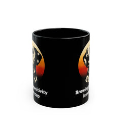 Dalmatian Black Mug (11oz, 15oz), Brewing Pawsitivity In Every Cup