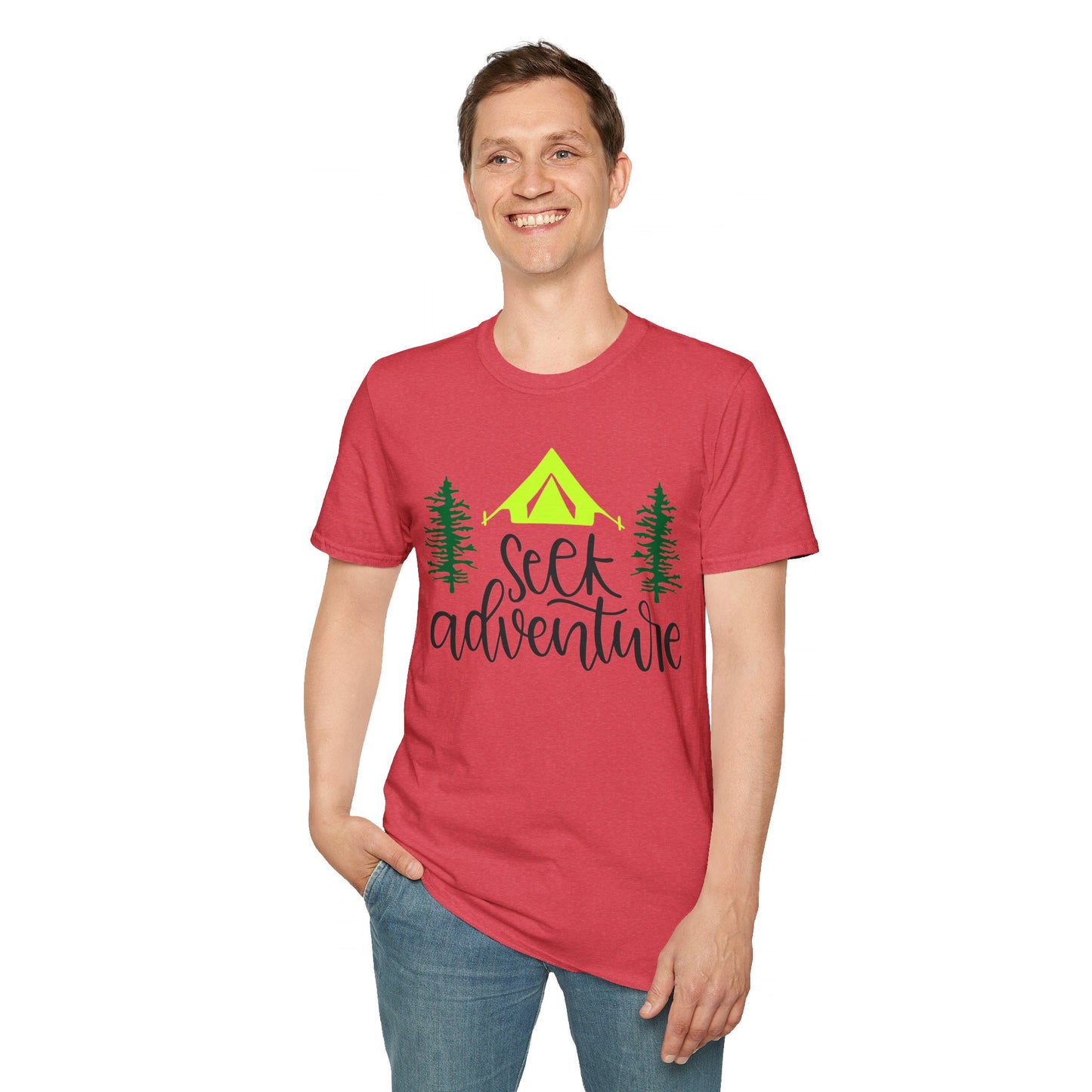 Seek Adventure Unisex Softstyle T-Shirt