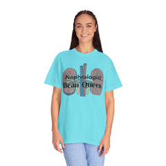 Nephrologist Bean Queen, Graphic Unisex Garment-Dyed T-shirt