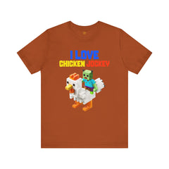 Video Game Movie I Love Chicken Jockey Tee - Unisex Short Sleeve T-Shirt