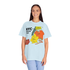 NYC Sitcoms Tour Comfort Colors T-shirt - Unisex Garment-Dyed