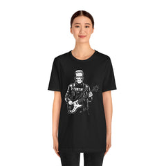 Franken Stein Metal Bass Guitarist - Unisex Jersey Short Sleeve Tee