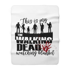 my WALKING DEAD - Sherpa Fleece Blanket | Comfort, Gift For Him, Gift For Her, Fan Gift, Birthday Gift, Cozy Gift, Pop Culture, Zombie Fan