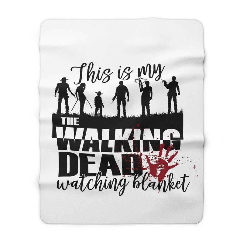 my WALKING DEAD - Sherpa Fleece Blanket | Comfort, Gift For Him, Gift For Her, Fan Gift, Birthday Gift, Cozy Gift, Pop Culture, Zombie Fan