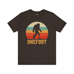 Retro Sunset Bigfoot Tee - Amputee Awareness T-Shirt