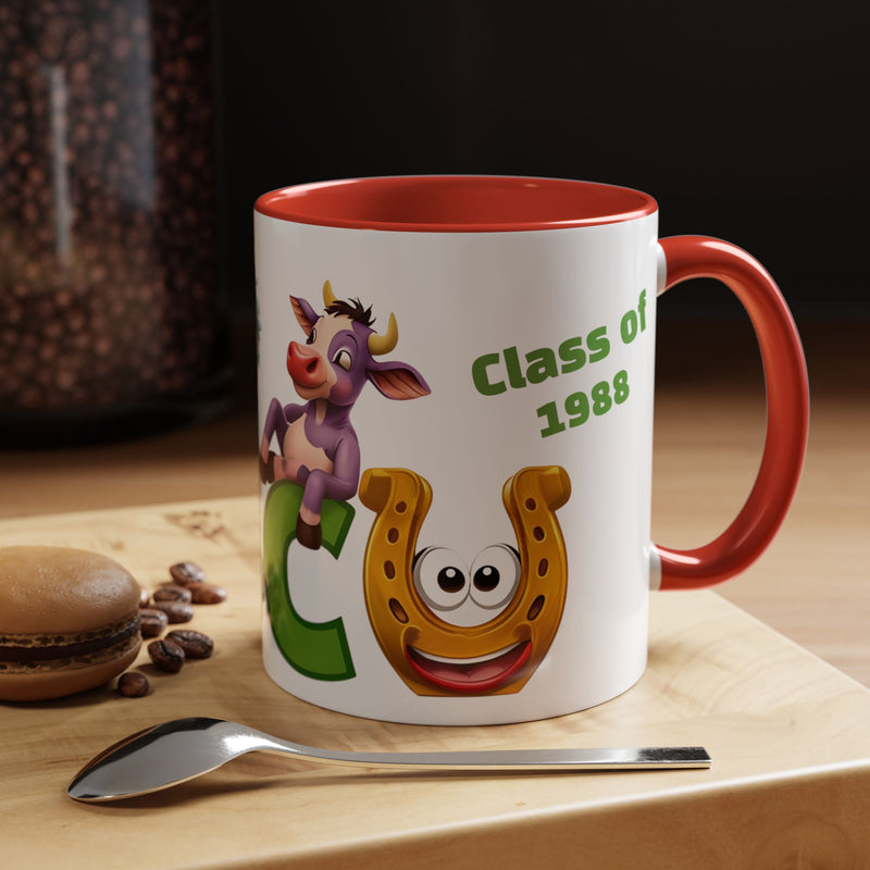 Russell Sage College Mascot Characters 11oz or 15 oz Ceramic Mug - Personalize your mug with your grad year by entering it in the notes field before you complete your purchase