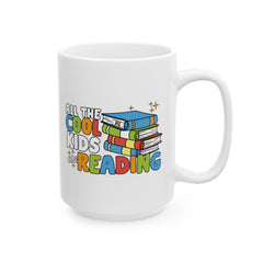 Fun Book Reading mug, white ceramic mug, funny Librarian gift, 11oz, 15oz mug, gift for Librarian, gift for him, gift for her, Birthday gift
