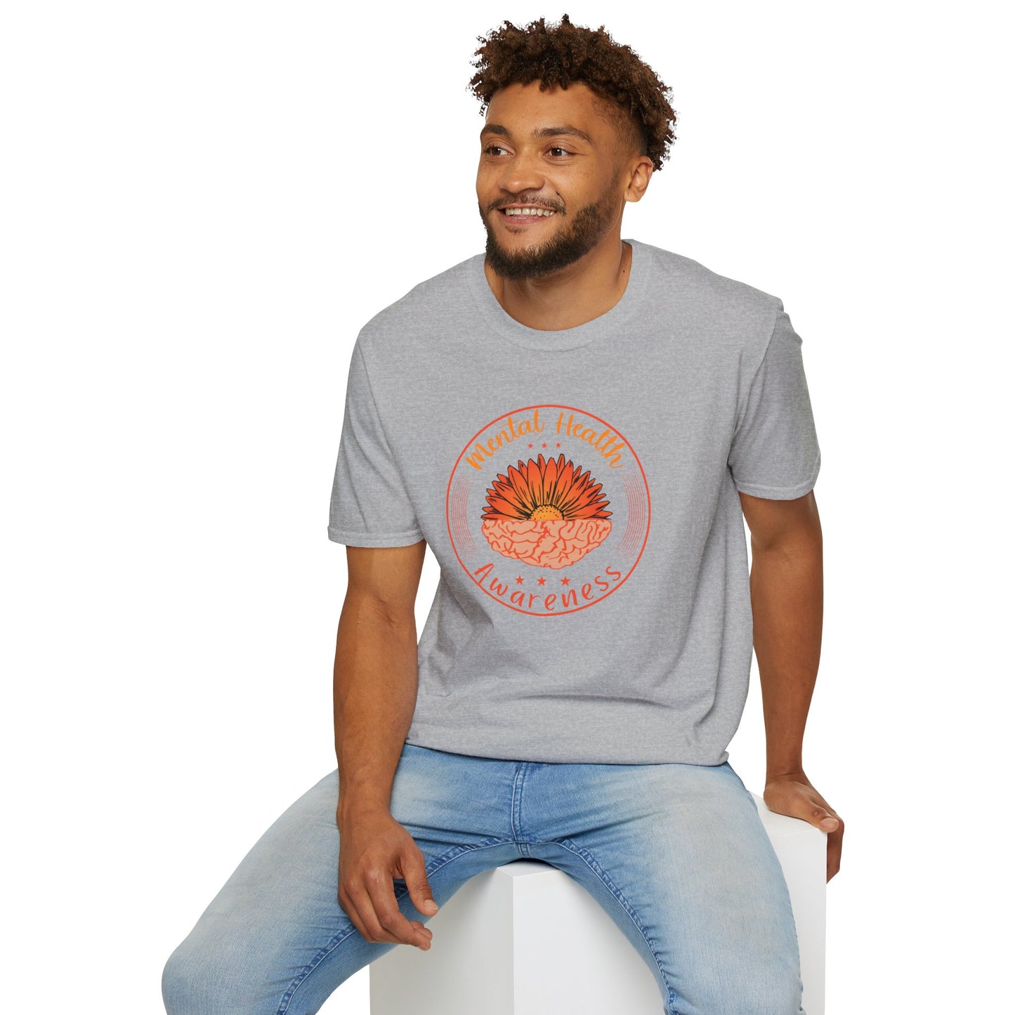 Mental Health Awareness - Unisex Softstyle T-Shirt