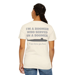 Poseidon Unisex Submarine T-Shirt – "I'm a Boomer Who Served on a Boomer"