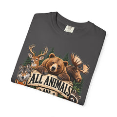 All Animals Are Pettable T-Shirt – Funny Animal Lover Wildlife Design