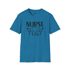 Nurse Life - Unisex Softstyle T-Shirt | Nurse Awareness,Medical Wear,Gift For Him,Scrubs Lover, RN, Hospital Staff Gift,Gift For Her