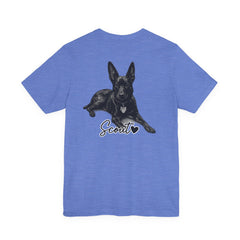 Dog Dad T-Shirt — Personalized Your Dog Image  Tee (Custom Name)