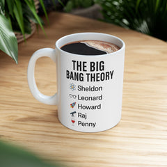 Fun Big Bang Theory Ceramic Mug, Scientist Gift, Unique Fan Gift